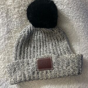 Love Your Melon Gray Knit Beanie